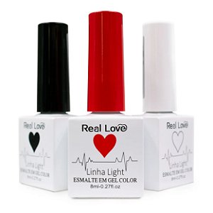 Esmalte em Gel Linha Light Real Love 8ml