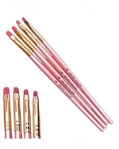 Kit Pincéis Língua de Gato 4un