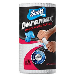 Toalha Reutilizável Scott Duramax 58un