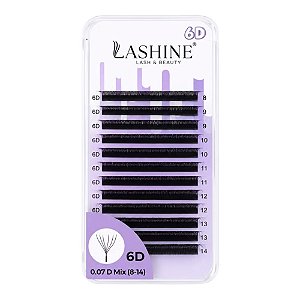 Lashine 6D Real Mix 8 ao 14mm 0,07D
