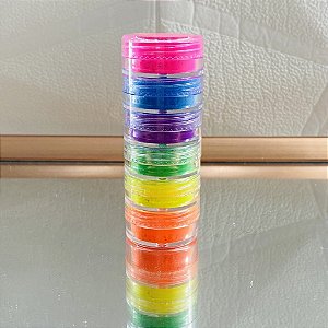 Pigmentos em Pasta para Borracha Kit com 6 Cores
