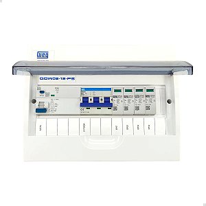 Quadro QDW02-12-FS completo (1 saída trifásica)
