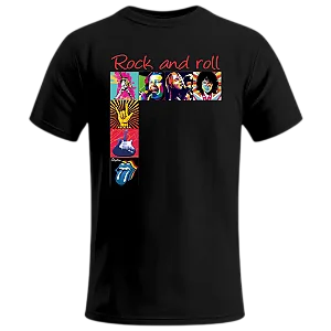 Camiseta Rock And Roll