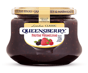 Geleia Queensberry Classic Vidro 320g - Frutas Vermelhas