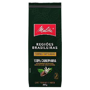 CAFÉ REGIÕES BRASILEIRAS TERRAS CAPIXABAS 100% CANEPHORA 250G - Melitta
