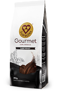 Café Torrado Moído 3 Corações Gourmet Dark Roast 250g