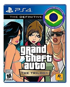 Grand Theft Auto The Trilogy The Definitive Edition GTA PS4 Midia Fisica