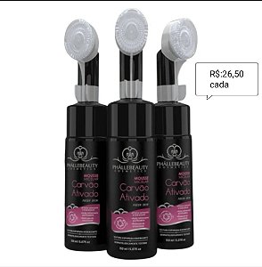 Mousse Micelar Carvão Ativado 150ml - PhálleBeauty