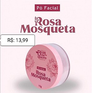 Pó Facial Rosa Mosqueta 15g - BemMeQuero