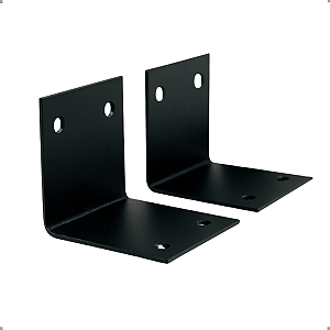 4 Cantoneiras Junção De Aço Quadrada Suporte União 60x60mm em L