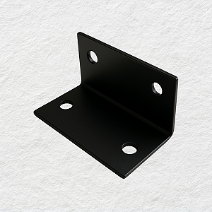 6x Cantoneiras de aço 60x30x30mm