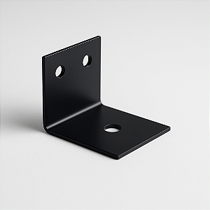 8 Cantoneiras de Aço/Ferro para Divisórias Móveis Mdf Prateleiras 40x40x40mm