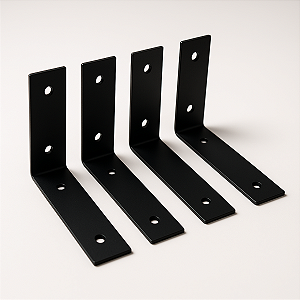 36 MÃO FRANCESA INVERTIDA 20 CM FERRO SUPORTE PARA PRATELEIRA