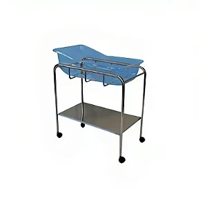 Berço neonatal inox Com Cesto Acrílico
