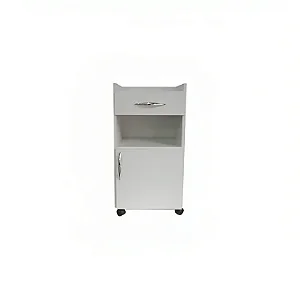 Mesa Cabeceira MDF com Rodízios