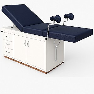 Mesa Ginecológica c/ Gabinete em MDF
