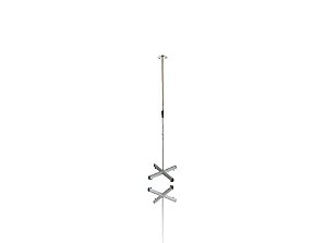 Suporte de Soro Inox com Ponteiras