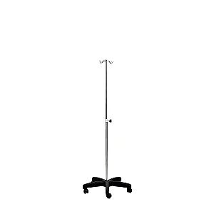 Suporte de Soro Inox com Base Termoplástica