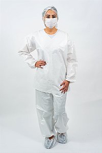Conjunto blusa e calça impermeável