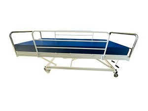 Cama Fowler 3 Manivelas Cabeceira e Peseira Tubular