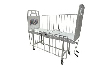 Cama Fowler Infantil 1,50 x 0,60 com Cabeceira e Peseira Injetada
