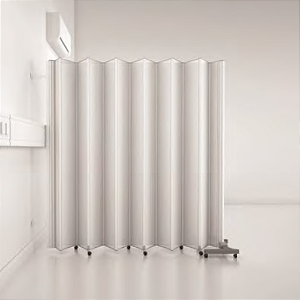 Biombo Sanfonado PVC Fixo Altura 1,85 cm Plus