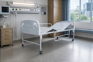 Cama Motorizada Fowler Altura Fixa Com Rodízios