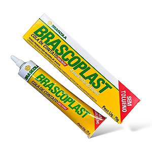 Cola de Contato Brascoplast 75g Fixação Forte e Duradoura