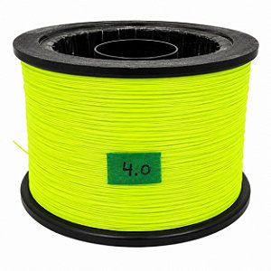 Linha Engomada Fio 4 Amarela 6.000 Jardas - Linhas Ultra
