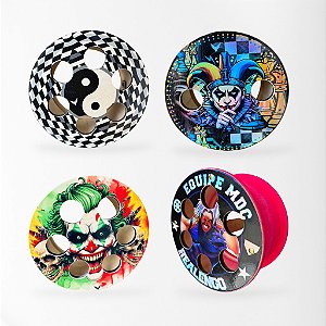 Carretilha de Madeira para Pipa 10" (25 cm) Destravada com Rolamento Diversas