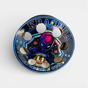 Carretilha para Pipa de Madeira 11" (27 cm) Destravada com Rolamento