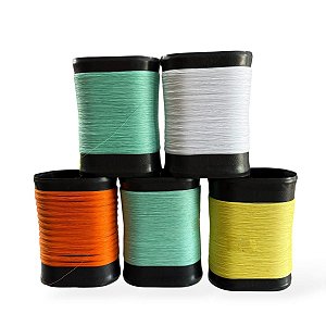 Kit De Pipa Porta Linha Médio Oval e Linha Fio 10 Vera Cruz 500 Jardas