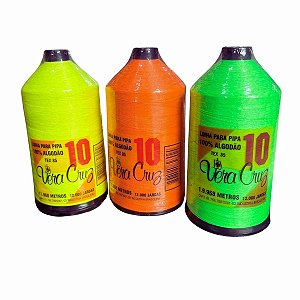Linha de Pipa Cores Vera Cruz 12000 Jardas Fio 10