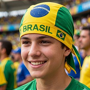 Faixa de Cabeça Torcedor Brasil