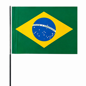 Bandeira Do Brasil de Plástico