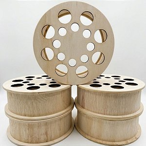 Carretilha de Madeira 16" (40 cm) Destravada
