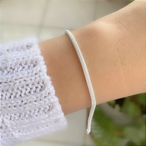 PULSEIRA PRATA CILINDRO TRABALHADO