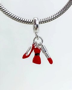 BERLOQUE PRATA VESTIDO E SALTO