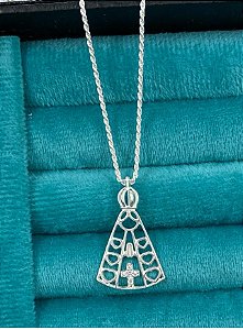 PINGENTE PRATA N S APARECIDA