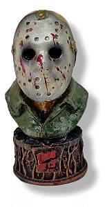 Busto Estátua Jason Voorhees Sexta-Feira 13 Coleção Terror