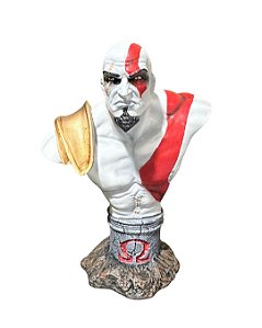 Busto Estátua Action Figure Kratos Good of War Prime Gamer Resina