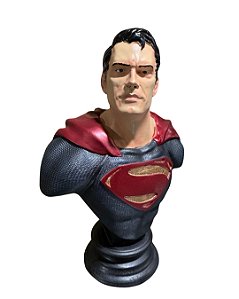 Busto Estátua Action Figure Super Man DC Prime Resina Geek Colecionável