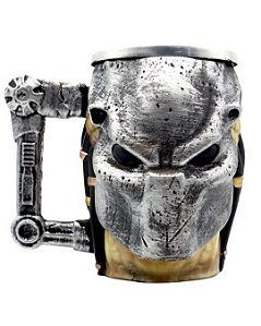 Caneca Copo 3D Predador Resina Geek Colecionável