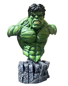Busto Está Action Figure Hulk Prime Resina Geek Colecionável