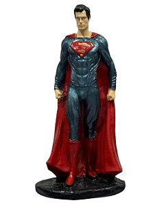 Estátua Boneco Action Figure Super Man Resina Geek Colecionável