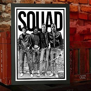 Quadro Squad Horror Ramones A3
