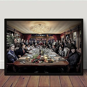 Quadro Confraternização dos Gângster A3