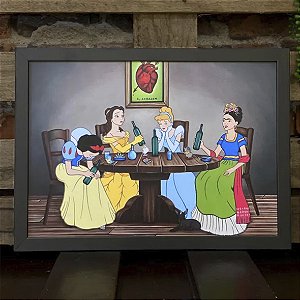 Quadro A Vida Não É Um Conto De Fadas A3