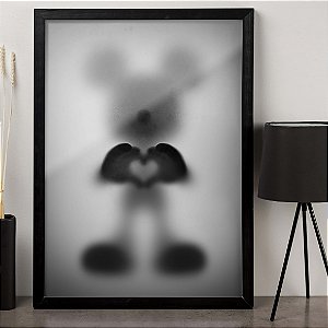 Quadro Mickey Mouse S2 Desaparecimento Raio X Biombo Disney A3