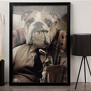 Quadro Cachorro Golf A3